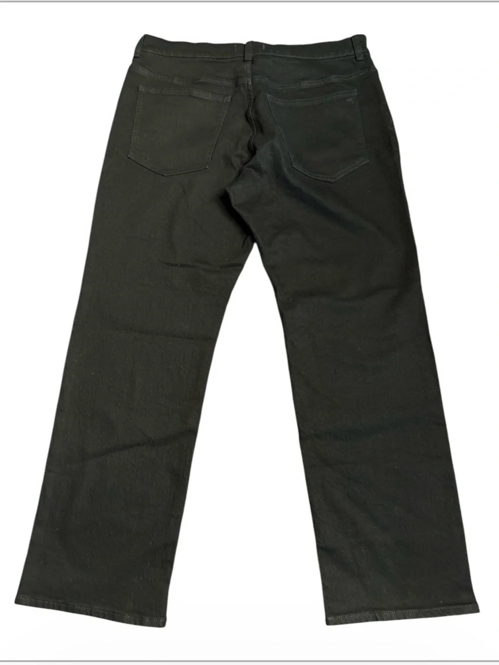 Madewell The Longline Straight Jean black Size 33 NWT